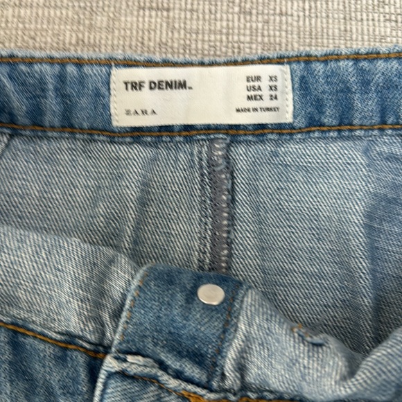 Zara TRF Denim Skirt Size XS - Picture 5 of 6